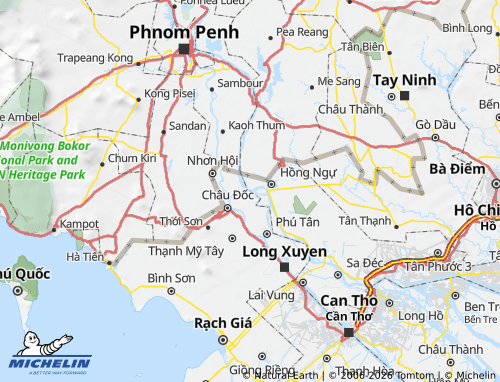 Mapa MICHELIN Tân Châu - ViaMichelin