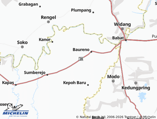 MICHELIN-Landkarte Banjaran - ViaMichelin
