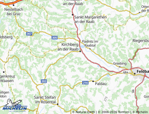 MICHELIN Hof map - ViaMichelin