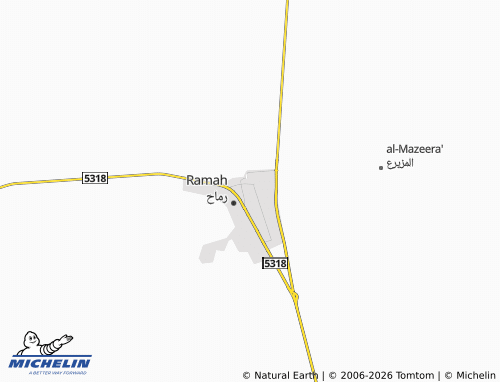 Carte MICHELIN al-Murouj - ViaMichelin
