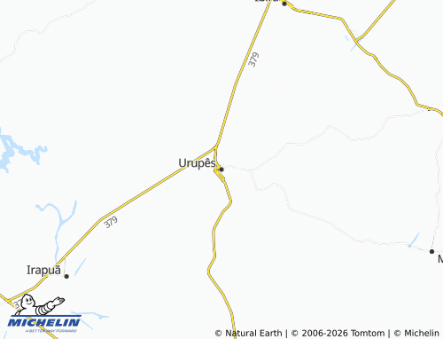 Carte MICHELIN Urupês - ViaMichelin