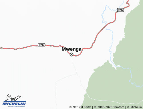 Mapa MICHELIN Mwenga - ViaMichelin