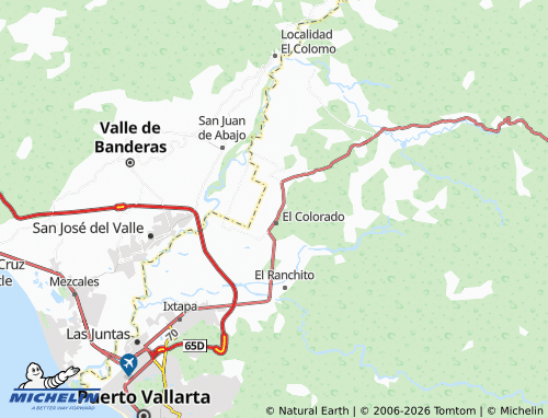 Mappa MICHELIN Valle del Colorado - ViaMichelin
