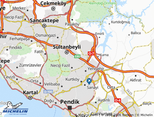 MICHELIN Hamidiye map - ViaMichelin