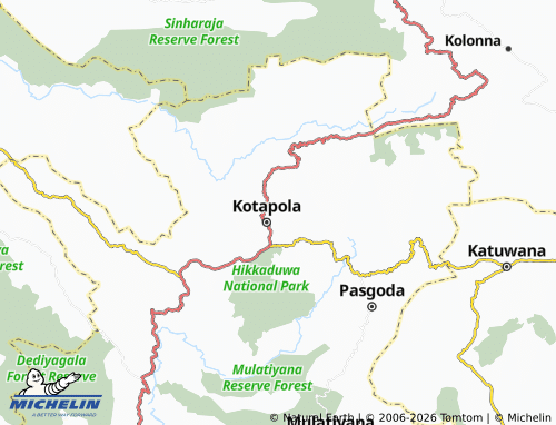 Mapa MICHELIN Usamalagoda - ViaMichelin
