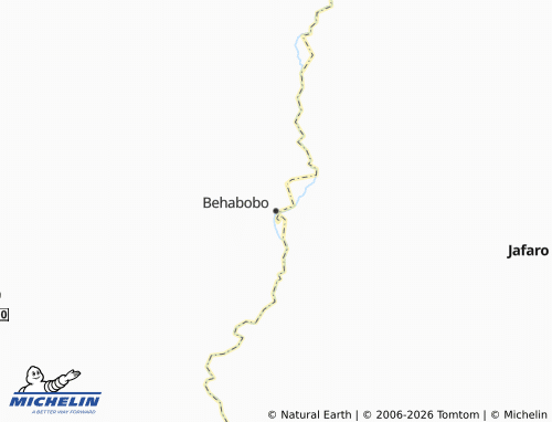 MICHELIN Behabobo map - ViaMichelin