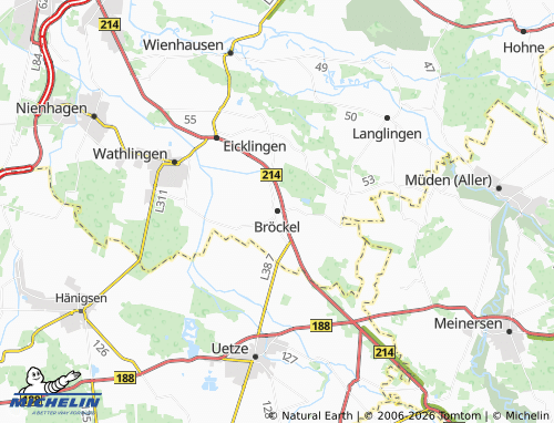 Carte MICHELIN Bröckel - ViaMichelin
