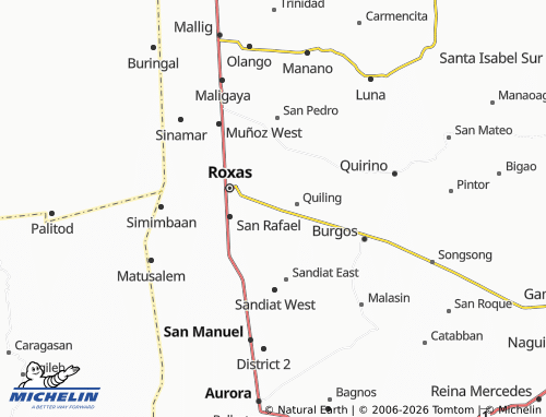 MICHELIN Rang-Ayan map - ViaMichelin