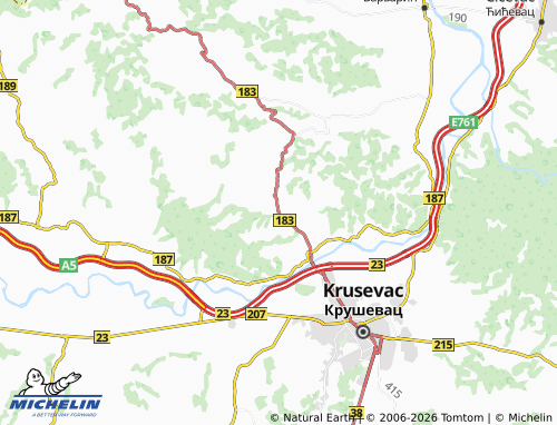 Carte MICHELIN Srnje - ViaMichelin