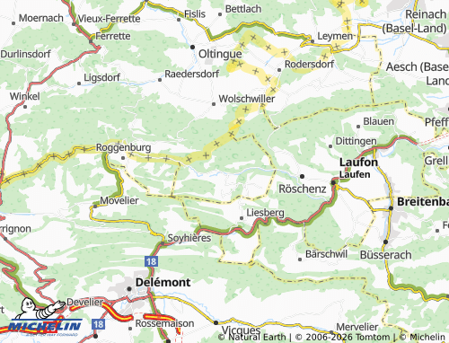 Mappa MICHELIN Kleinlützel - ViaMichelin