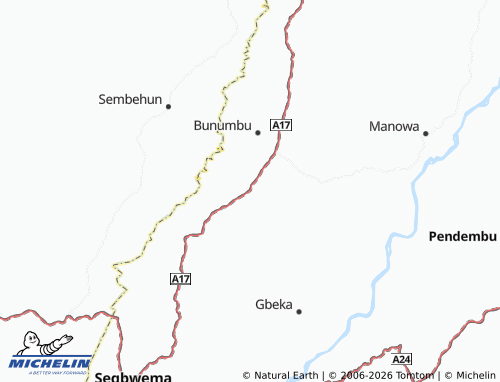Mappa MICHELIN Kigbai - ViaMichelin