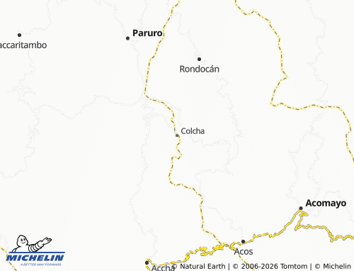MICHELIN Colcha map - ViaMichelin