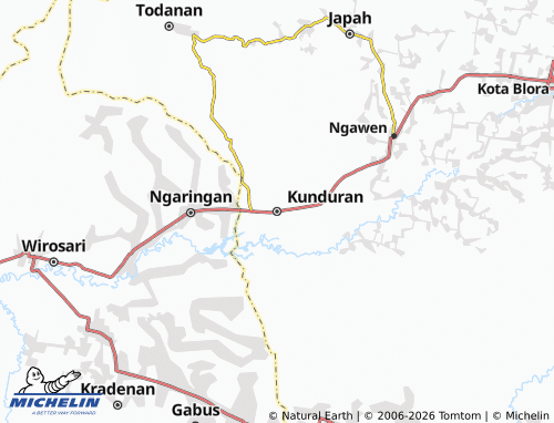 MICHELIN-Landkarte Kunduran - ViaMichelin