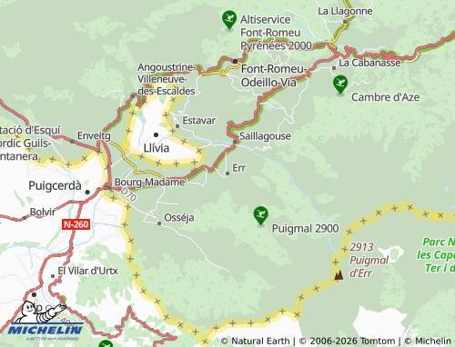 MICHELIN Err map - ViaMichelin