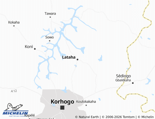 MICHELIN-Landkarte Lataha - ViaMichelin