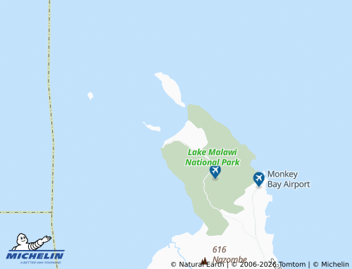 Carte MICHELIN Cape Maclear - ViaMichelin