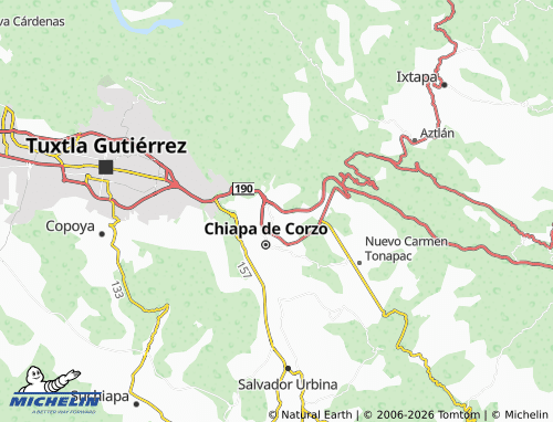 Mappa MICHELIN Esperanza Hidalgo - ViaMichelin
