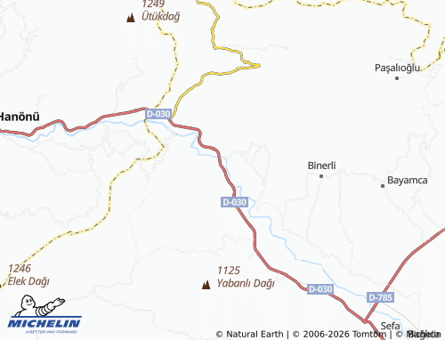 Mappa MICHELIN Koçak - ViaMichelin