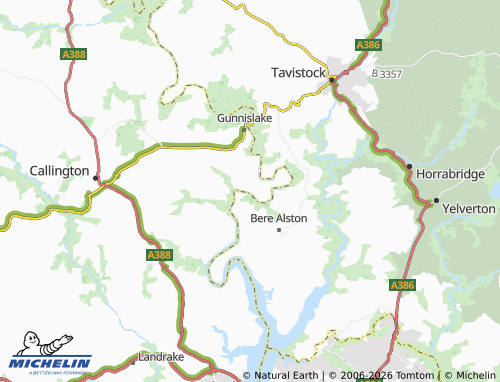 Carte MICHELIN Calstock - ViaMichelin