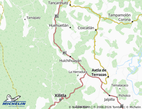 Mappa MICHELIN Valle de Guadalupe - ViaMichelin