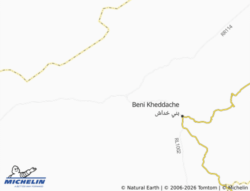 Mapa MICHELIN Qasr Hallouf - ViaMichelin