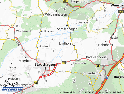 MICHELIN Lüdersfeld map - ViaMichelin