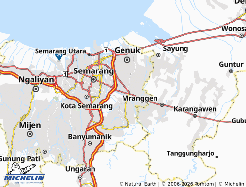 MICHELIN-Landkarte Gemah - ViaMichelin