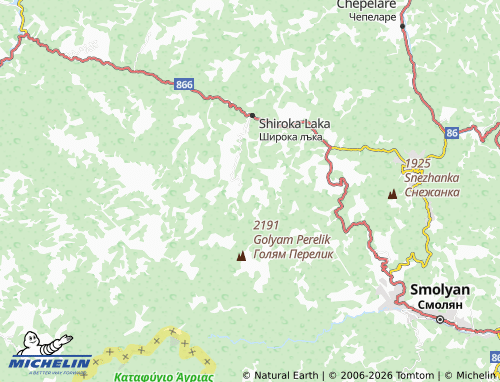 MICHELIN-Landkarte Stikal - ViaMichelin