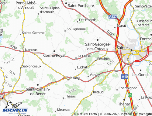 Mapa MICHELIN La Clisse - ViaMichelin