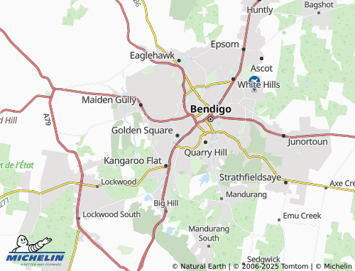 MICHELIN Golden Square map - ViaMichelin