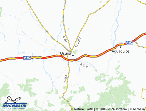 MICHELIN-Landkarte Osuna - ViaMichelin