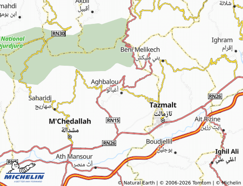 Carte MICHELIN Aghbalou - ViaMichelin