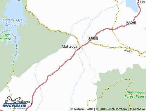 Mappa MICHELIN Dambadeniya - ViaMichelin