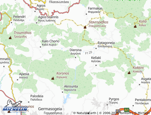 MICHELIN Dierona map - ViaMichelin