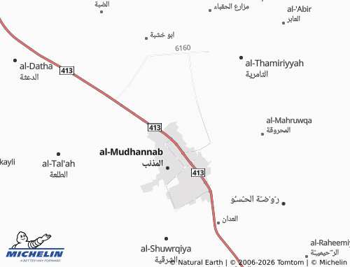 MICHELIN-Landkarte al-Rawdah - ViaMichelin