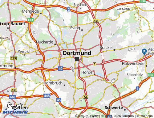 MICHELIN Dortmund map - ViaMichelin