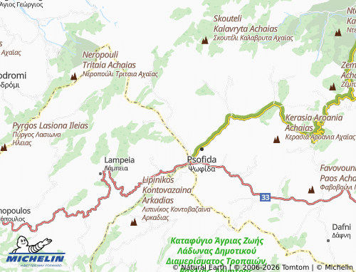 MICHELIN Vasiliki map - ViaMichelin