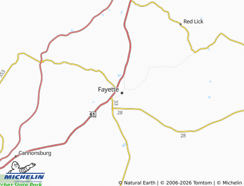 Mappa MICHELIN Fayette - ViaMichelin