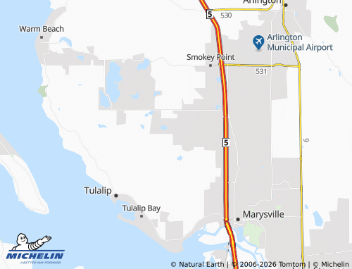 Mappa MICHELIN John Sam Lake - ViaMichelin