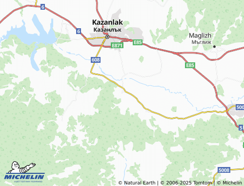 MICHELIN Rozovo map - ViaMichelin