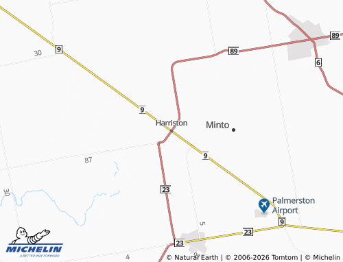 MICHELIN Harriston map - ViaMichelin