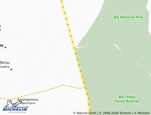 Carte MICHELIN Niamgamabo - ViaMichelin