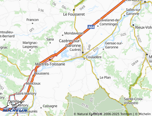MICHELIN Palaminy map - ViaMichelin