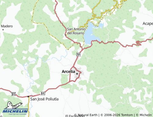 MICHELIN Tlalchichilpa map - ViaMichelin
