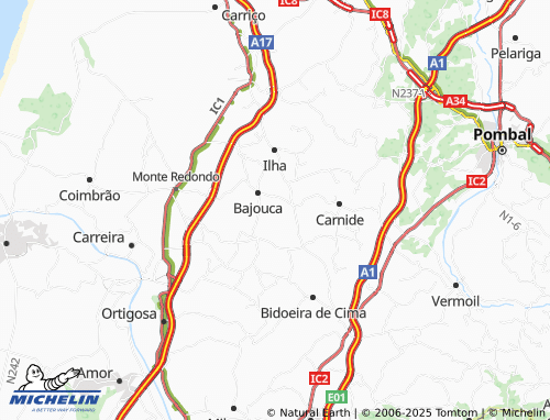 MICHELIN Bouça de Lá map - ViaMichelin