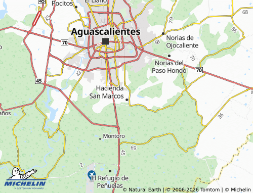 Mappa MICHELIN Paseos de San Antonio - ViaMichelin