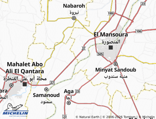 Carte MICHELIN Kafr al-'Arab - ViaMichelin