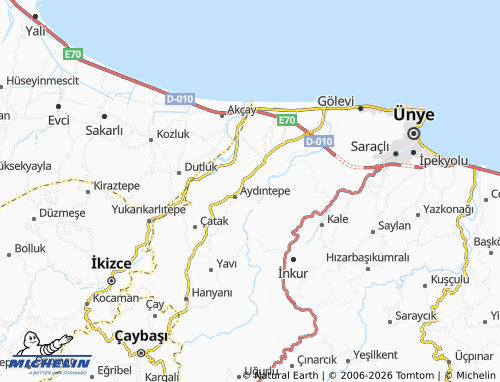 MICHELIN Sofutepesi map - ViaMichelin