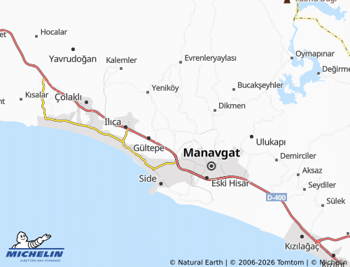 MICHELIN-Landkarte Hatipler - ViaMichelin
