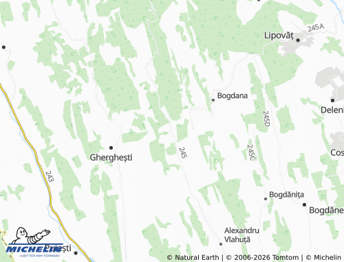 Mapa MICHELIN Morăreni - ViaMichelin